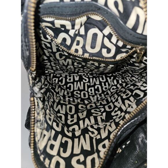 MARC BY MARC JACOBS Hobo Totally Turnlock Shoulder Bag Black 13x13x8 - Picture 15 of 15